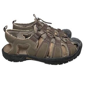 Skechers Men's Size 12 Leather Fisherman's Closed Toe Outdoor Sandals Shoes